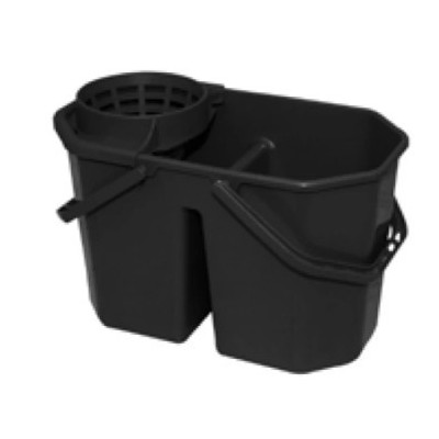 Seau PRO 15L noir avec séparation