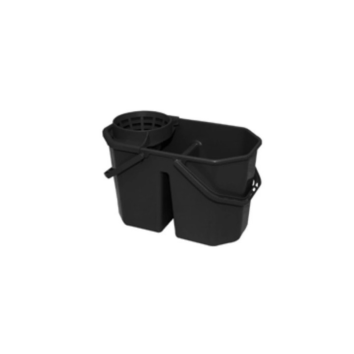 Seau PRO 15L noir avec séparation