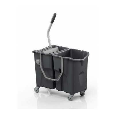 Seau CLEVY 2X15L à presser + vidange
