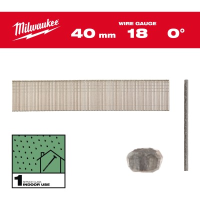 BOÎTE 5000 CLOUS GAUGE 18 GALVA 40 MM (X1)