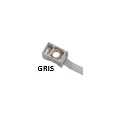 COLLIER AVEC EMBASE 165X7MM GRIS 100PCS