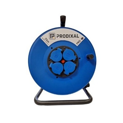 Enrouleur électrique 4 prises 40m cable H07RNF 3G2,5 IP44