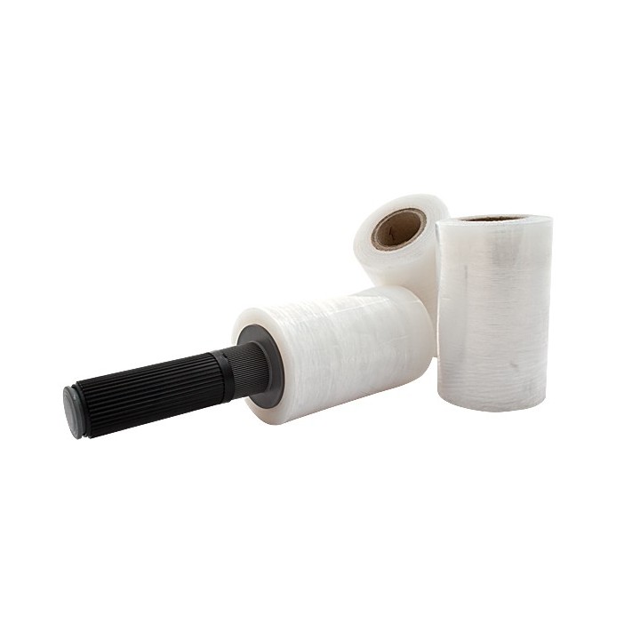 MINI-BOBINE FILM ETIR 23µ TRANSP 125mmx150M