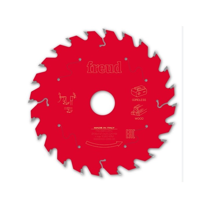 Lame pour scie circulaire portative sans fil D120 1,65/1,2 AL20 Z24 BA 20°