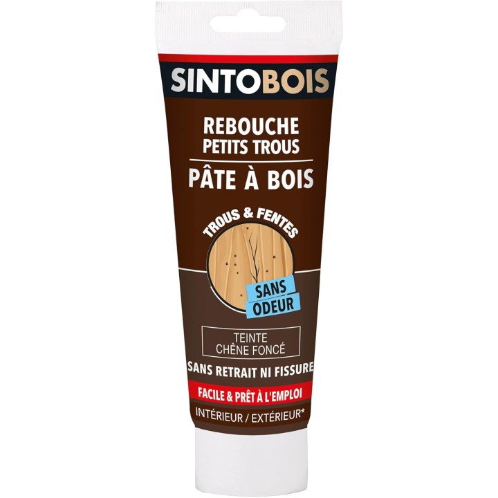 PATE A BOIS A L'EAU CHENE FONCE TUBE 250 GR