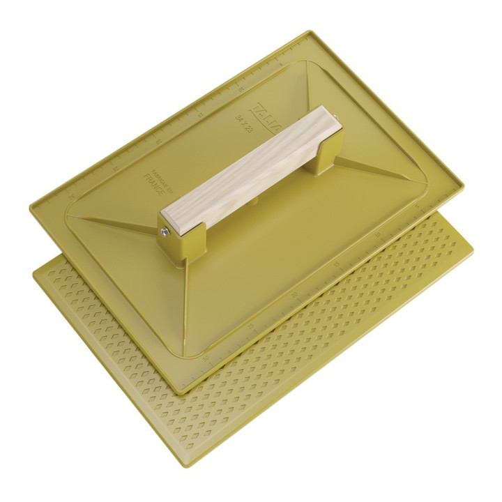 TALOCHE ABS 34x23CM RECTANGLE JAUNE