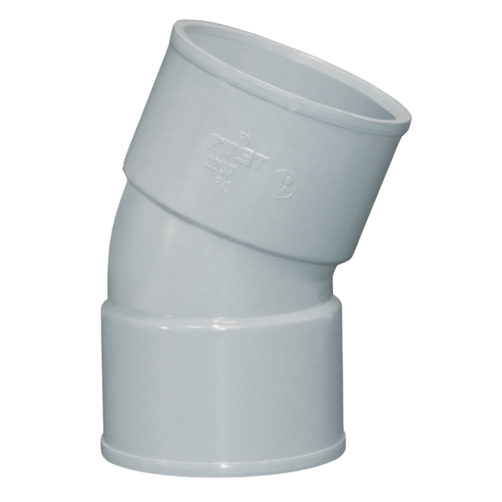 COUDE FXF A 22°30 DIAM 125 MM