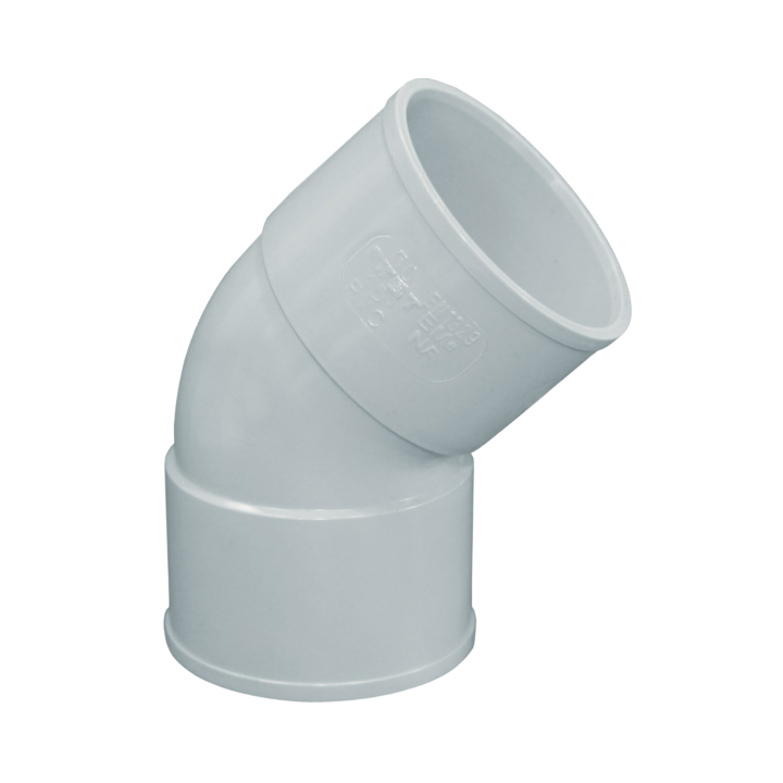 COUDE FXF A 45° DIAM 125 MM