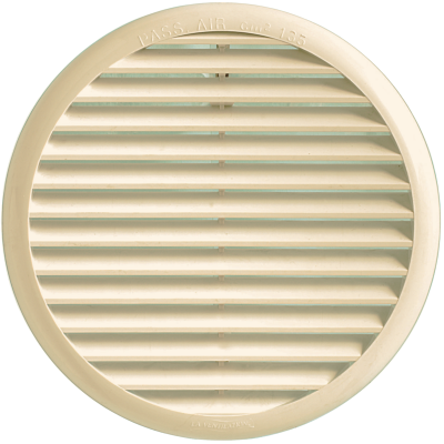 GRILLE RONDE A CLIPSER AVEC MOUSTIQUAIRE D.155 80 125 SABLE-PASS AIR