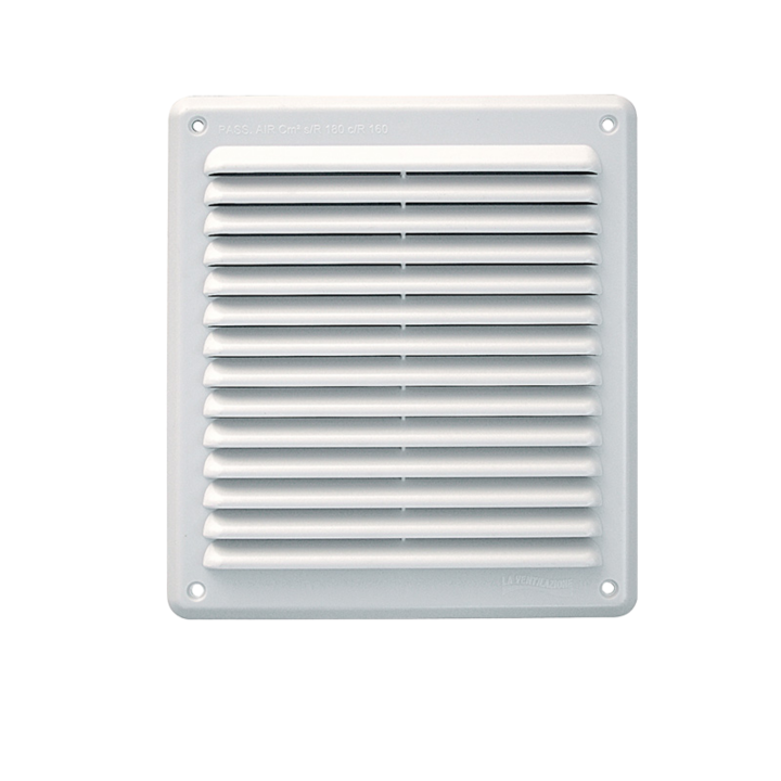 GRILLE A VISSER AVEC MOUSTIQUAIRE 204X230 BLANC-PASS AIR 180CM2