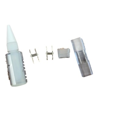Kit connexion ruban LED-2 connecteurs en H-connecteur-colle