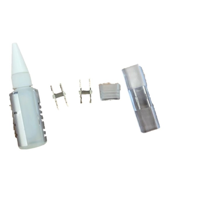Kit connexion ruban LED-2 connecteurs en H-connecteur-colle