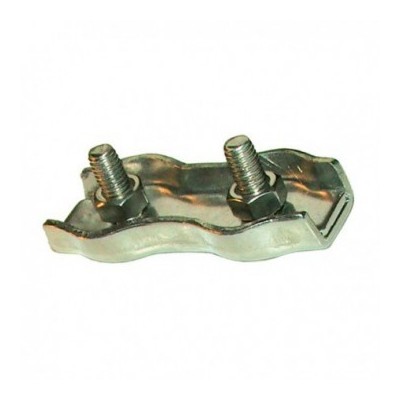 SERRE CABLE PLAT INOX