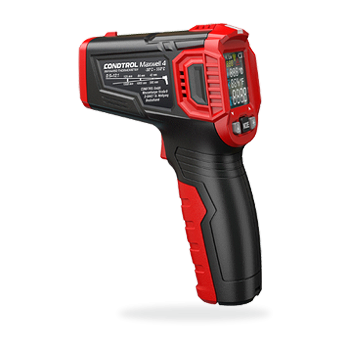 THERMOMETRE INFRAROUGE MAXWELL 4t de rose?e. Portée 30C….800C