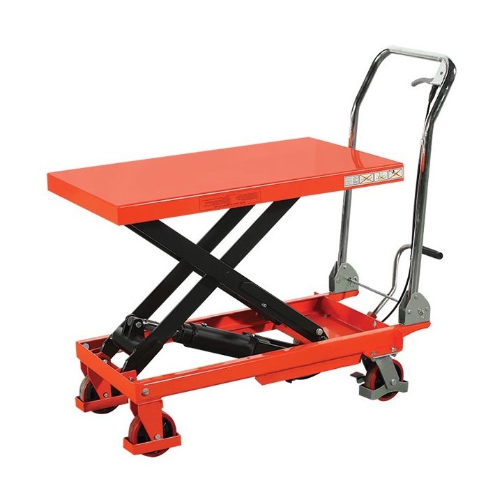 Table élévatrice manuelle économique 150 kg