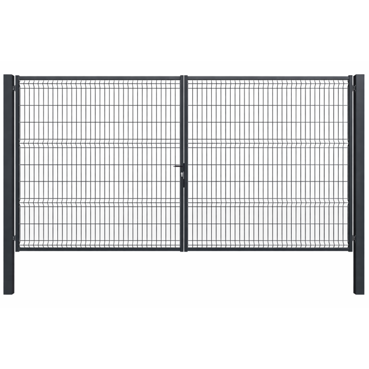 PORTAIL HERCULES PLUS 3,0 X H. 1,7 GRIS 7016