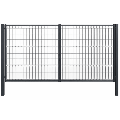 PORTAIL HERCULES PLUS 3,5 X H. 1,0 GRIS 7016