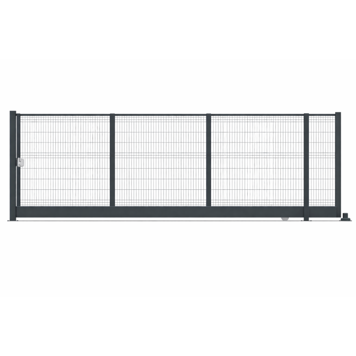 PORTAIL COULISSANT HERCULES PLUS  L. 7M X H. 1,7 M GRIS 7016
