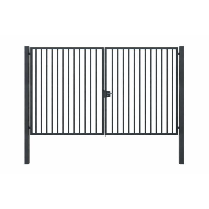 PORTAIL CLASSIC PRO BARREAUDE 6,0 X H. 1,2 GRIS 7016