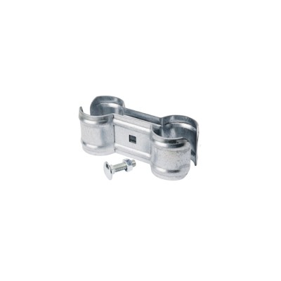 COLLIER ANTI-VANDALISME CLOTURE DE CHANTIER TUBE 40MM