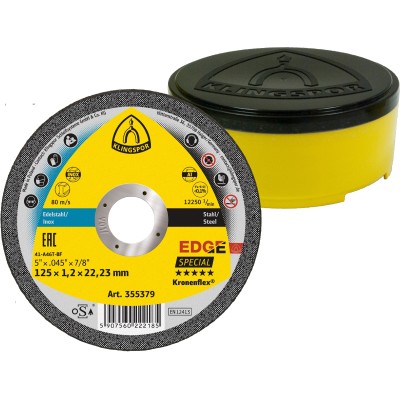Disques à tronçonner KT/SPECIAL/EDGE/S/GER/125X1,2X22,23/DOSE
