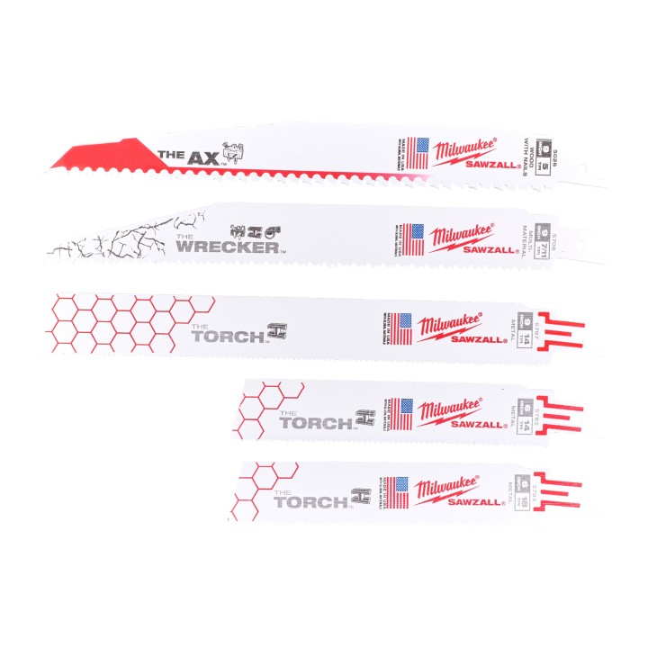 SET 5 LAMES DE SCIES SABRES (X1)
