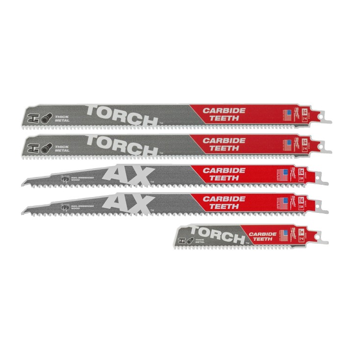 SET 5 LAMES DE SCIES SABRES (X1)
