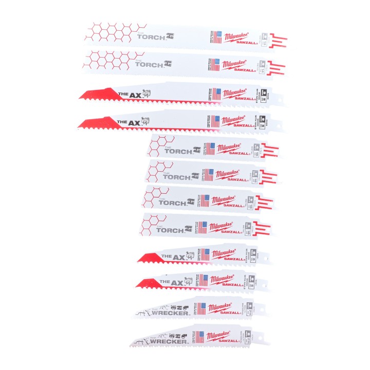 SET 12 LAMES DE SCIES SABRES (X1)