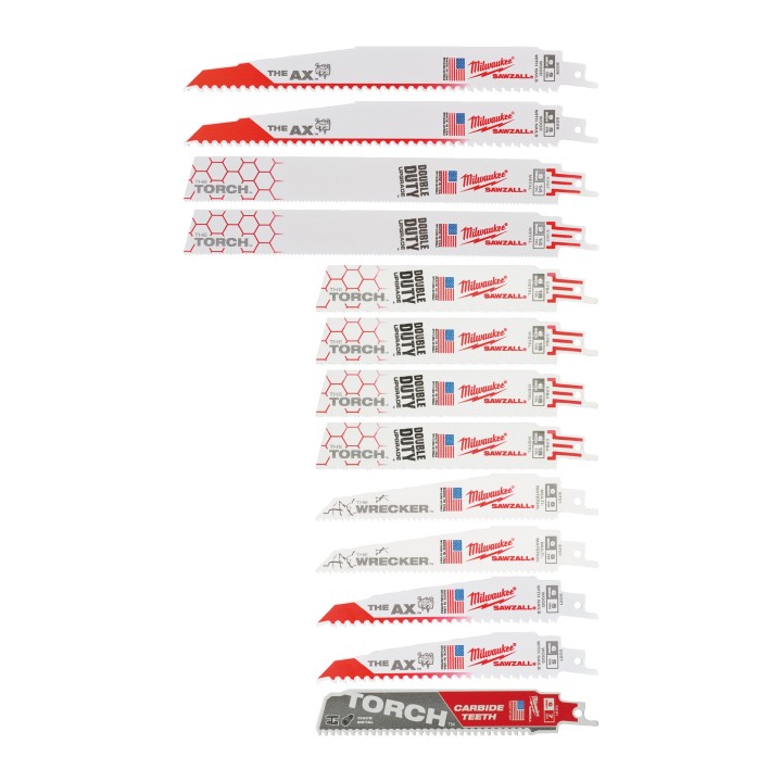 SET 13 LAMES DE SCIES SABRES (X1)