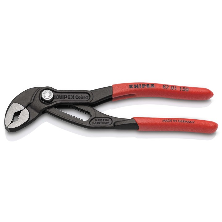 KNIPEX Cobra® Pince multiprise de pointe gainées en plastique antidérapant grise