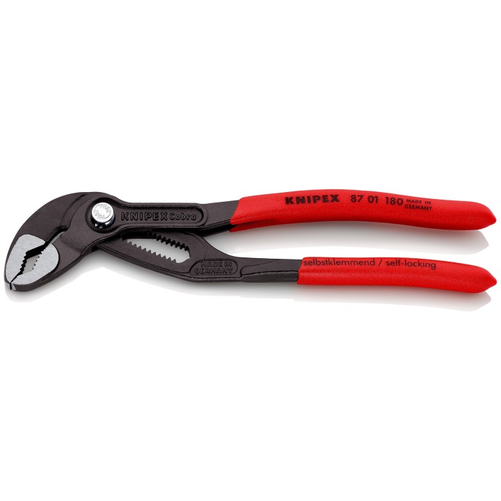 KNIPEX Cobra® Pince multiprise de pointe gainées en plastique antidérapant grise