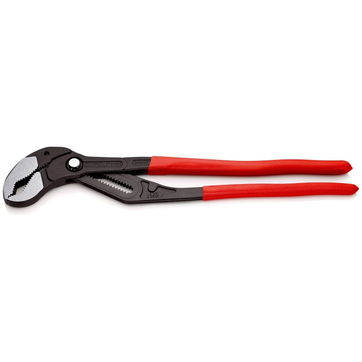 KNIPEX Cobra® XXL Pince multiprise et clé serre-tubes gainées en plastique grise