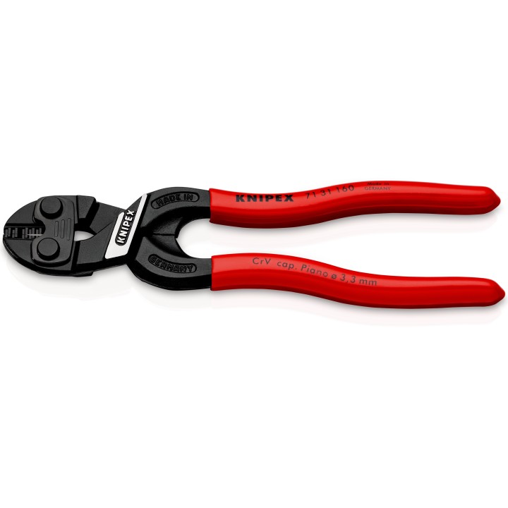 KNIPEX CoBolt® S
Coupe-boulons compact à Forte démultiplication
Noire atramentis