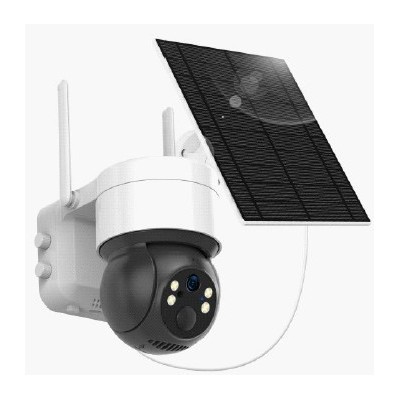 Caméra Wifi PTZ extérieure avec Panneau solaire