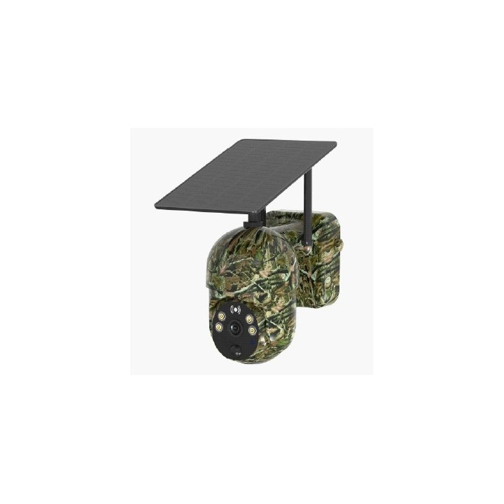 Caméra PTZ 4G extérieure avec Panneau solaire
Couleur Camouflage