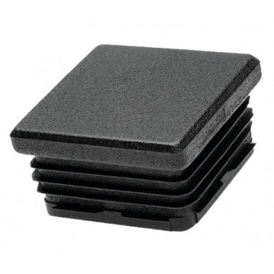 EMBOUT CARRE PLASTIQUE NOIR