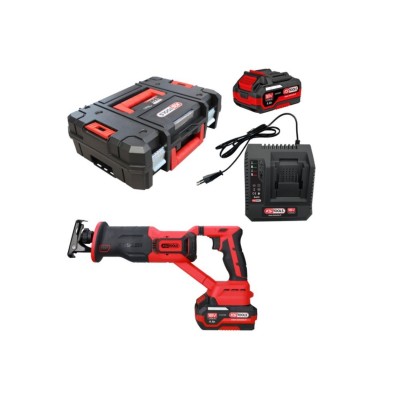 Coffret scie sabre sur batterie 18V, 2 batteries et chargeur