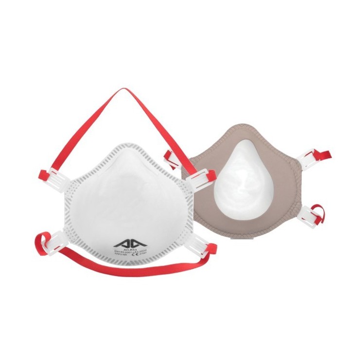 MASQUE COQUE FFP3 NR SANS VALVE PAR 10