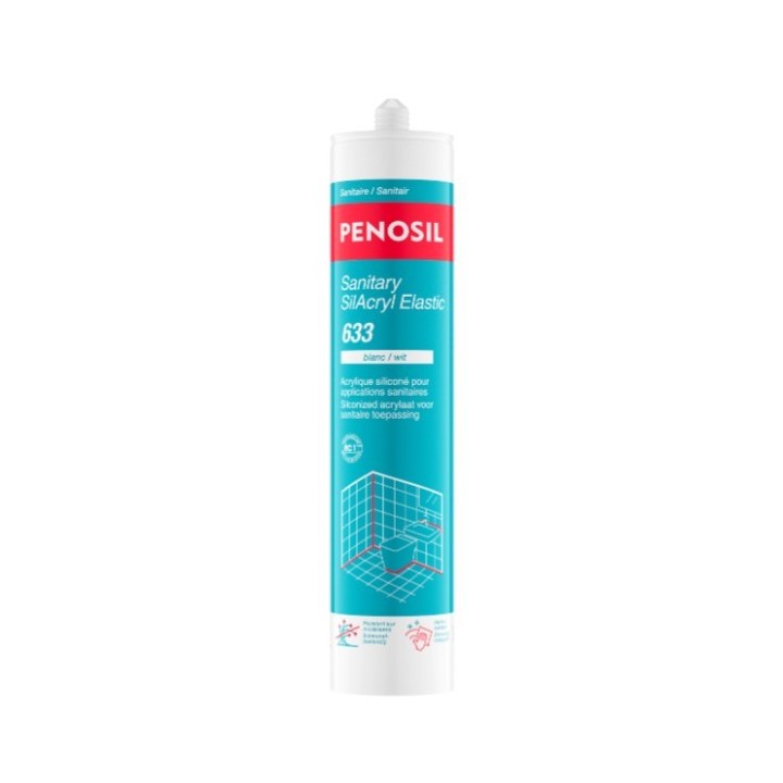 SILICONE SANITAIRE BASE AQUEUSE BLANC 300ML