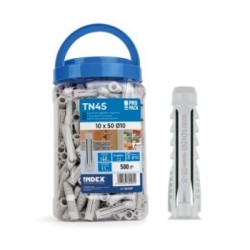 SEAU CHEVILLES NYLON UNIVERSELLES TN4S - 8X40 - 500 Pièces