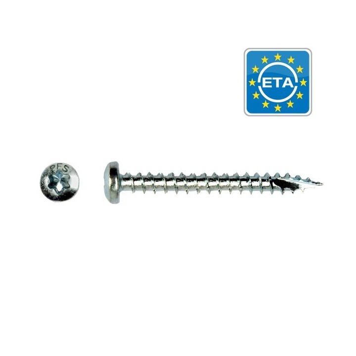VIS BOIS TETE RONDE TORX FILETAGE TOTAL