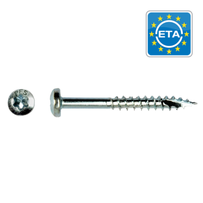 VIS BOIS TETE RONDE TORX FILETAGE PARTIEL