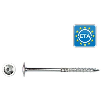 VIS CHARPENTE TETE BOMBEE A EMBASE TORX