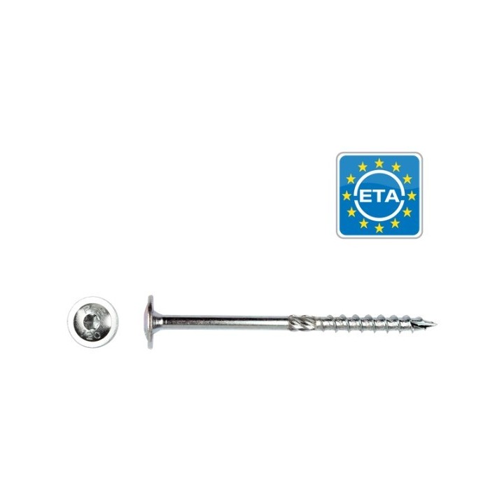 VIS CHARPENTE TETE BOMBEE A EMBASE TORX