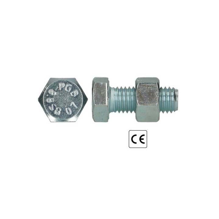 Boulon SB CE 8.8 EN15048 ZINGUE