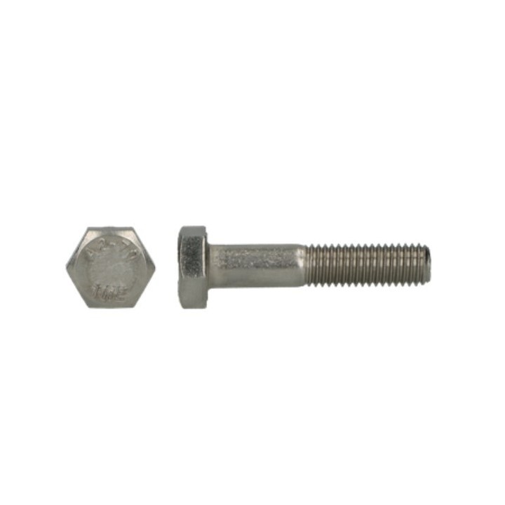 VIS METAL TETE HEXA PARTIEL INOX