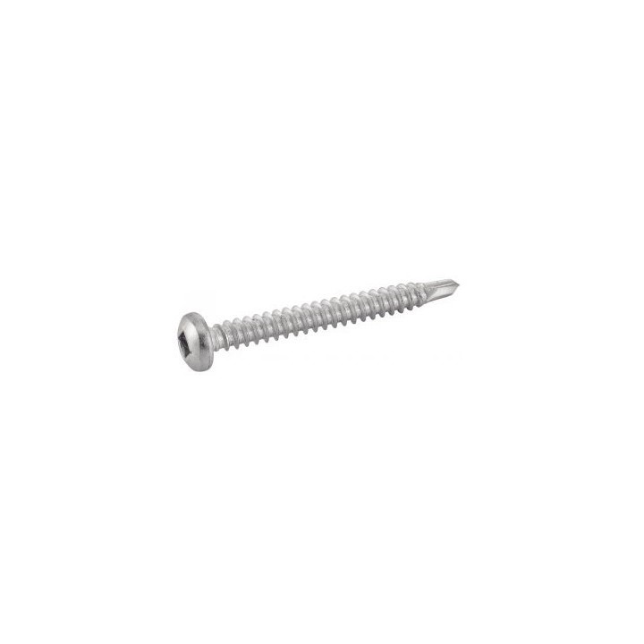 VIS AUTOFOREUSE TETE CYLIND. CARRE INOX A2