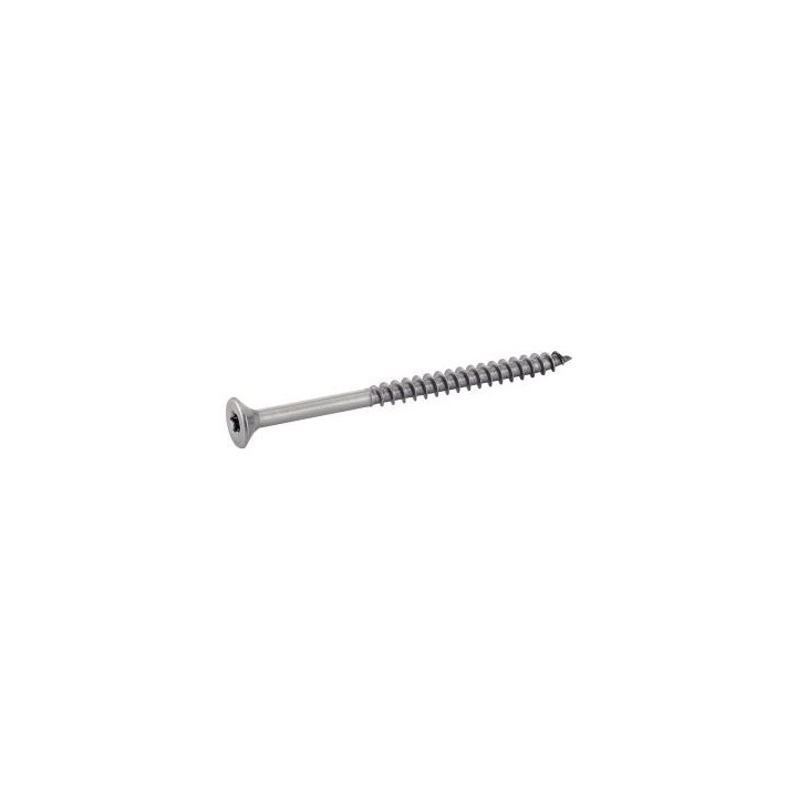 VIS BOIS TETE FRAISEE TX INOX A2 FILETAGE PARTIEL