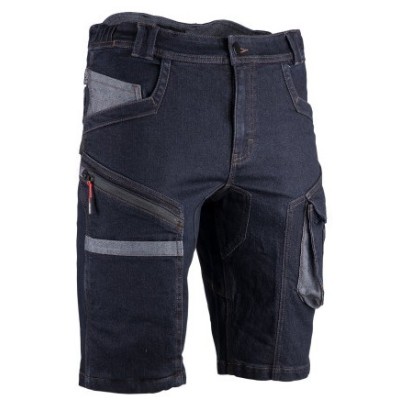 SHELTON Bermuda denim stretch multipoche