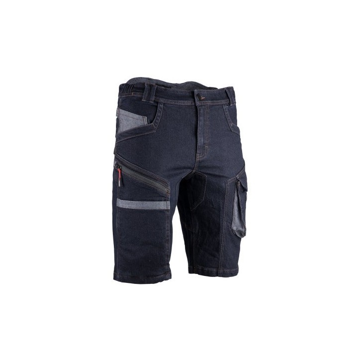 SHELTON Bermuda denim stretch multipoche